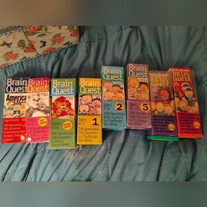 8 Sets Of Brain Quest, Good Condition